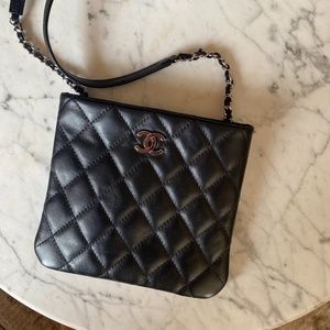 CHANEL UNIFORM authentic leather crossbody OFFERS WELCOME 🥰